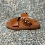Ancient Greek Sandals Women's Preveza Comfort Leather Slip On Sandals in All Tan Size 5 Photo 2
