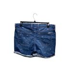 Eddie Bauer Boyfriend Star Print Cuffed Denim Shorts Blue Size 14 Summer Cottage Photo 10