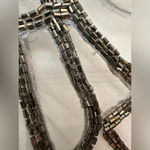 Willow & Clay  Sequin Embellished Beaded Sheer Top Small Art Deco Sleeveless Photo 4