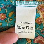 Qearal Womens Casual V Neck 3/4 Sleeve Boho Floral Loose Short Mini SZ S #1994 Brown Photo 12