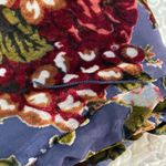 ZARA Floral Velvet Long Kimono Open Cardigan Robe Boho Artisan Sz M Blogger Fav Photo 11