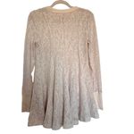 Free People Coffee in the Morning Lace Tunic Pullover Ivory XS Boho Romantic Top Photo 3