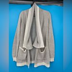 barney's new york Barney’s Cardigan sweater, open in‎ front with shawl collar, size M Photo 3