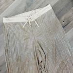 Victoria's Secret  Shiny Metallic Gold Lame Crinkle Palazzo Pants XS Photo 4