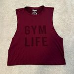 Bombshell sportswear Gym Life Burgundy Sleeveless Top Photo 0