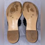 Vince Camuto  Black/Silver Flip Flop Sandals Made In Brazil Size 6.5 Photo 5