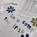 Notre Dame Gameday patchwork top White Photo 8