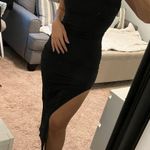 Sexy Ribbed Bodycon Maxi Dress Black Photo 0