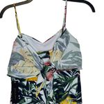 Jodi Kristopher ‎ Tropical Tie Front Summer Dress Strap Linen Blend 1 Women NWT Photo 6