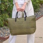 Lulu Dharma NWT  Frasier Weekender - Green Plaid Photo 0