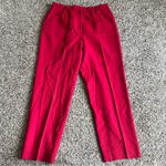 Pendleton  Vibrant Red Wool Women's Trousers size 14 Photo 0