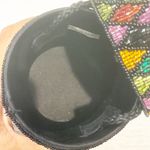 Multi Colored Fully Beaded Round Tube Accessory Bag Photo 3