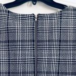 Violet Weekend Plaid a red Stripe Dress Midi Black & White Size L NWT $98.00 Size L Photo 8