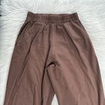 ZARA Brown Cotton Jogger Pants Photo 2