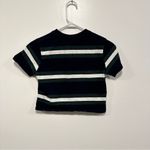 Brandy Melville  crop top! striped blue and green crop top size small Photo 2