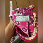 Vera Bradley Zip Wristlet Wallet Clutch Very Berry Paisley Pink Green Purple Photo 4