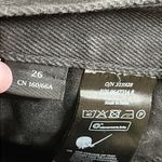 Monki  wide leg high rise Black denim jeans, size 26 Photo 9