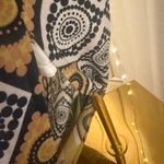 Uncle Frank XS Maxi Dress Black Top Boho Geometric Print Skirt Sleeveless Photo 6