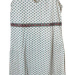 Melange Sleeveless Tunic Top Small | Boho Floral Geometric Ethnic Print V Photo 0