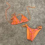 Wild Fable Orange Target  Reversible Swim Suit Photo 1