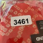 Lands' End  Women's Coral Print Sleeveless Faux Wrap Dress Size M Petite V Neck‎ Photo 7