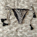 Princess Polly  MinkPink Brown Black Cheetah Tassel Bikini Bottoms Sz S Photo 5