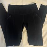 Athleta Black Fleece Lined Leggings Photo 0