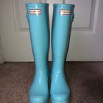 Hunter Tall Pale Mint  Rain Boots Photo 0