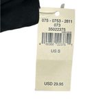 Aerie NWT American Eagle Black Wide Strap Scoop Bikini Top Square Back Sz Small Photo 2