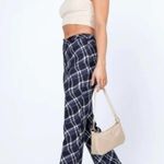 Princess Polly NWT  Black Escanna Pants Womens 4 Plaid High Rise Y2K Preppy Photo 2