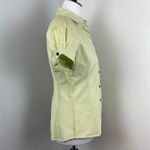 EXPRESS  Design Green Pinstripe Studio Career Fitted Blouse Small Photo 2