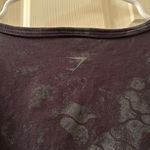 Gymshark Womens KK Twins Raw Crop Top Shirt Size Large Black Grey Destroyed Look Photo 2