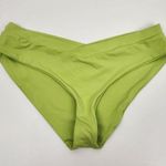 l*space L* Pratt Bikini Bottom in Kiwi Green Size XL NWT Photo 0