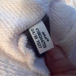 Aerie  White Cropped Hooded Sweatshirt size S Oversized Fit  - Great Beach Hoodie Photo 6