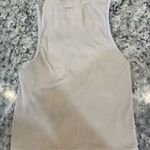 ZARA  Tan Ribbed Tank Top Photo 0