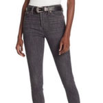 Levi's Levi’s Jeans Wedgie Skinny Size 25 Raw Hem Black High Waist Button Fly Photo 0