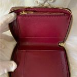 Coach RARE  Small Zip Wallet in Signature
Canvas With Love Print Photo 2