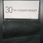 7 For All Mankind NWT HW Cropped Straight 30 Brown w/Coated Black 2-Toned Pants Photo 4