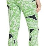 Alo Yoga Leggings Womens XS High Waist Capri Green Palm Springs Print Pants Photo 1