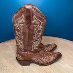 Ariat Womens Hazel Western Cowboy Boots Whiskey Barrel Embroidered Brown Size 7 Photo 1