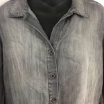 Cloth & Stone Anthropology whitewash tie front top Photo 2