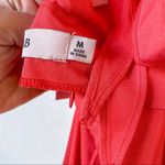 JustFab  Bright Coral Keyhole Front Jumpsuit Size Medium Photo 6