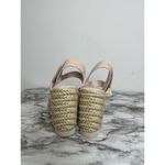 Good American ESPADRILLE WEDGE SANDAL IN PALE PINK (beige) SUEDE Size 9 NEW Photo 4
