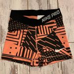 Nike Pro Multi-Color Patterned Spandex Shorts Size Xs Photo 0