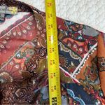 Figueroa & flower Casual Button Down Shirt with Geometric‎ Pattern size Large Red Photo 5