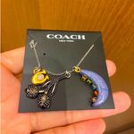 Coach  Jet Flower Charm Necklace #C7190 Photo 2