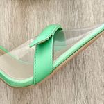 EGO NEW  green clear pointy lace up heels size 6 Photo 7