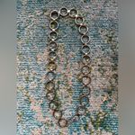 Silver ring chain waist belt, size small Photo 4