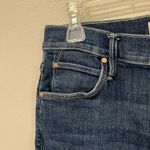 Mother Jeans Cha Cha Fray Girl Crush Crop Flare Raw Hem Designer Denim Sz 29 Blue Photo 7