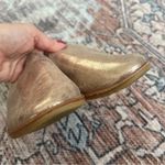 Sorel Ella Slingback Sandal Mules Rose Gold Metallic Leather Shoes Size 7.5 Photo 10